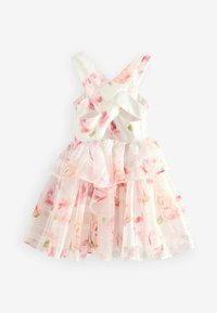 Baker by Ted Baker REGULAR FIT FLORAL BURNOUT CROSS BACK  - Denné šaty - white