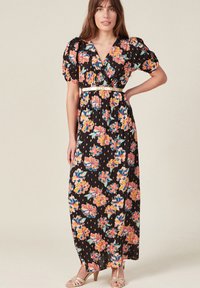 BONOBO Jeans MIT KURZEN ÄRMELN - Robe longue - noir