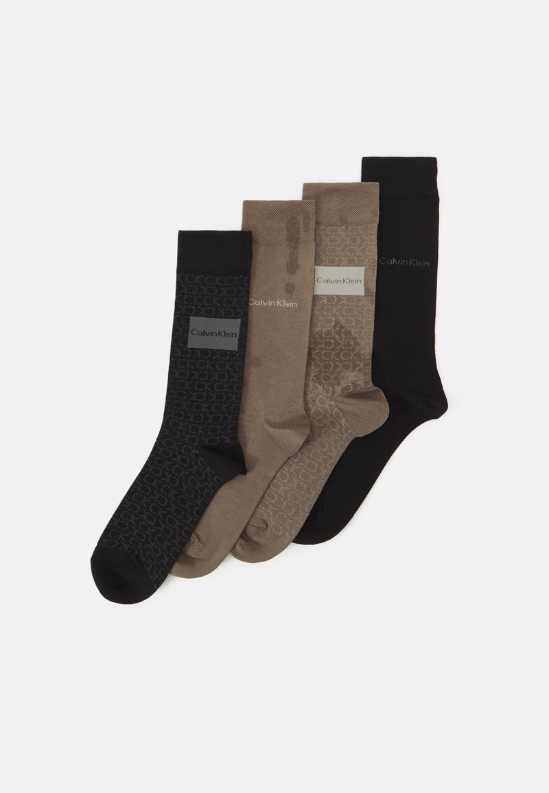 Calvin Klein Underwear MEN SOCK BADGE 4 PACK Sokken stone grey