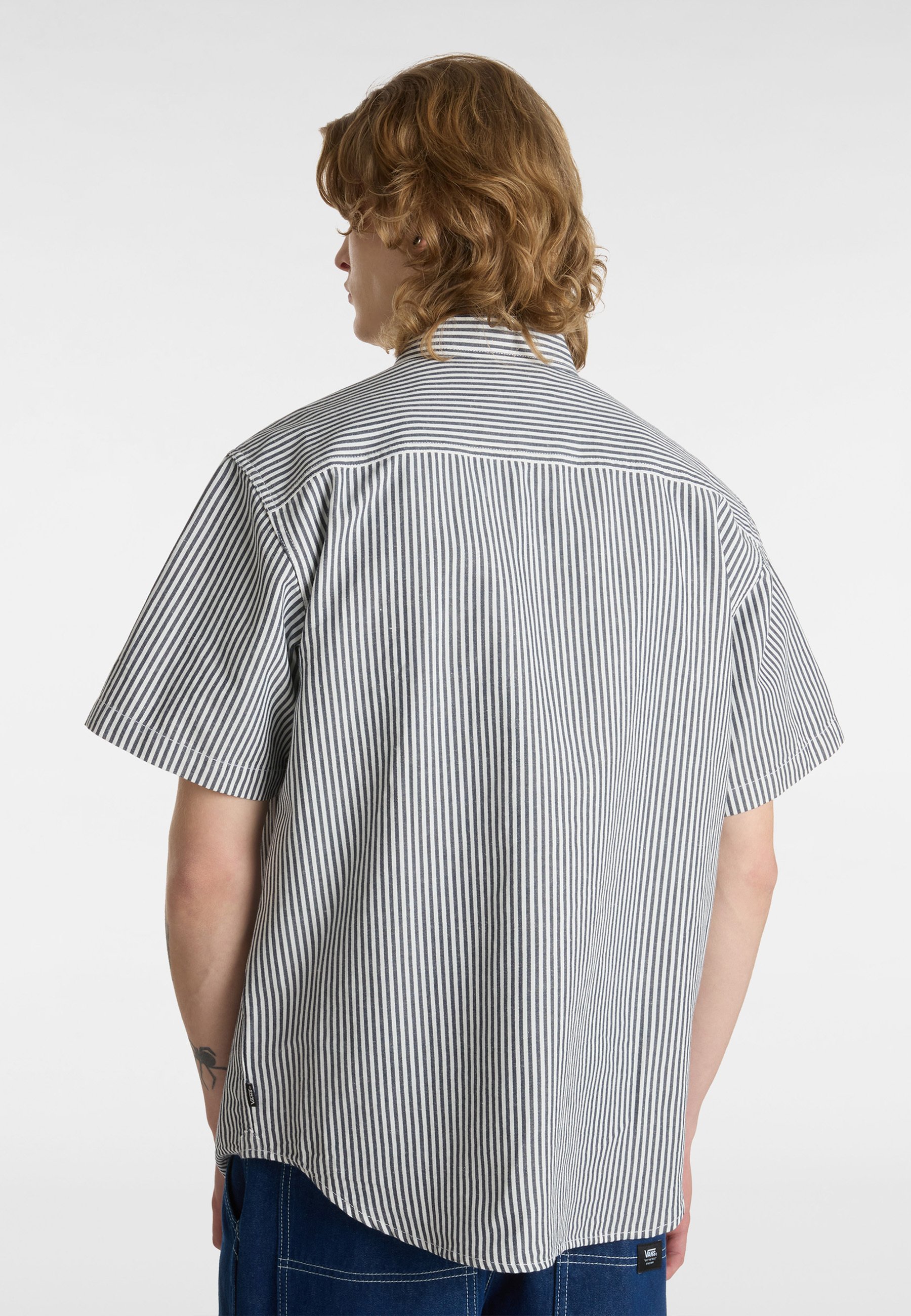 Vans LAWSON STRIPE - Shirt - white - Zalando