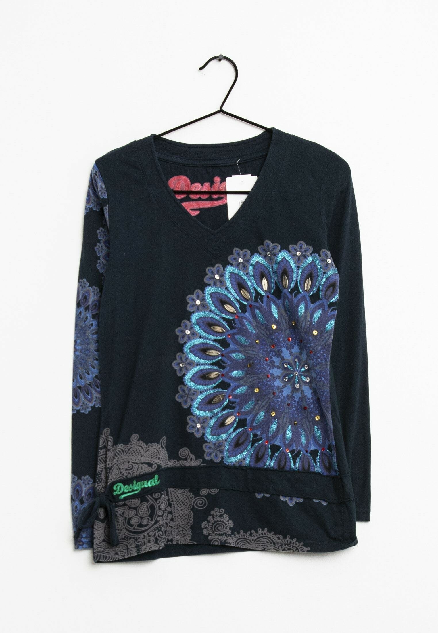Desigual Jersey de punto - blue/azul - Zalando.es