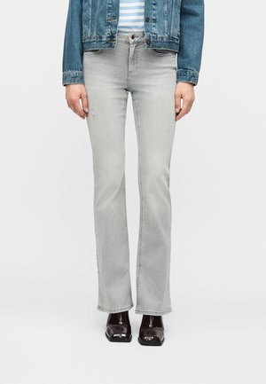 ONLBLUSH MID WAIST FLARED - Jean flare - light grey denim