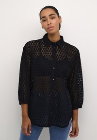 Kaffe KALOREN - Bluza s gumbima - black deep