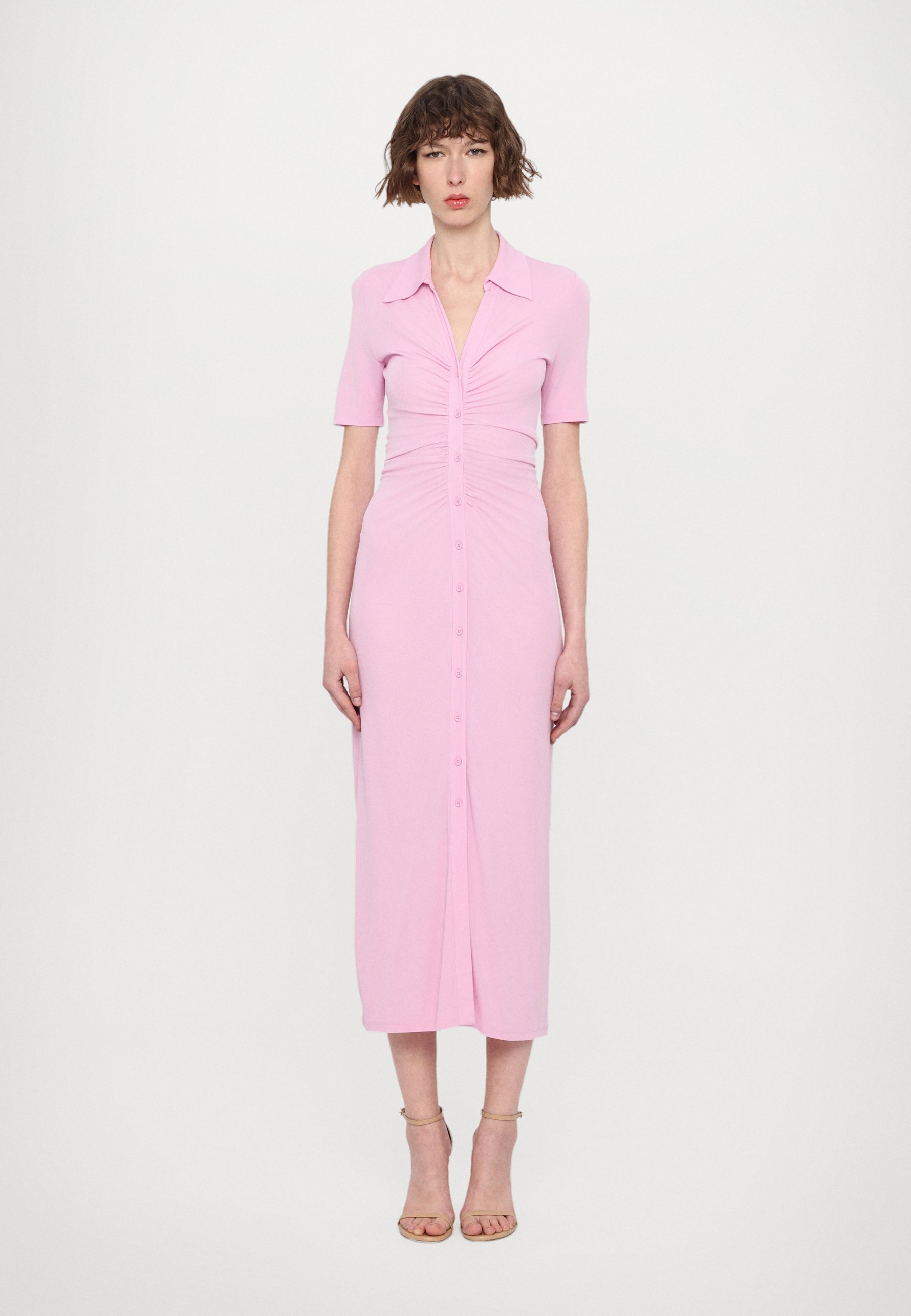 Diane von Furstenberg ZOEY - Shirt dress - lavenda pink/light pink