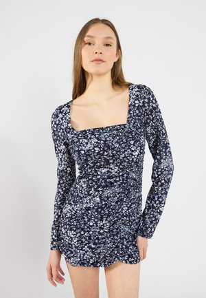 Even&Odd Džersejové šaty - navy blazer/white
