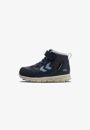 Hummel, HUMMEL CROSSLITE WINTER MID TEX INFANT UNISEX - Lær-at-gå-sko - ombre blue