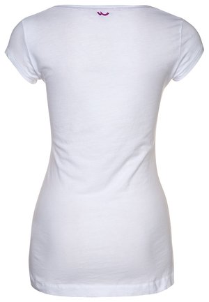 T-shirt med print - white