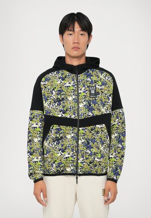 TRAIN VISIBILITY HOODIE GRAPHIC - Tröja med dragkedja - fancy green