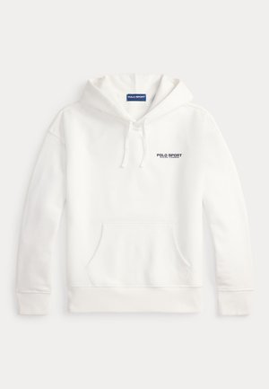 RELAXED FIT POLO SPORT HOODIE UNISEX - Hoodie - white