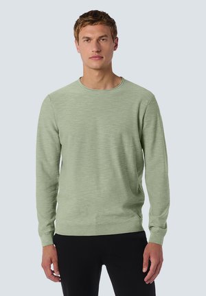 NO EXCESS ROUND NECK WITH GARMENT DYED AND STONE WASHED FINISH - Trui - grey