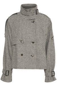 Gestuz AVIC JACKET - Ľahká bunda - black/white