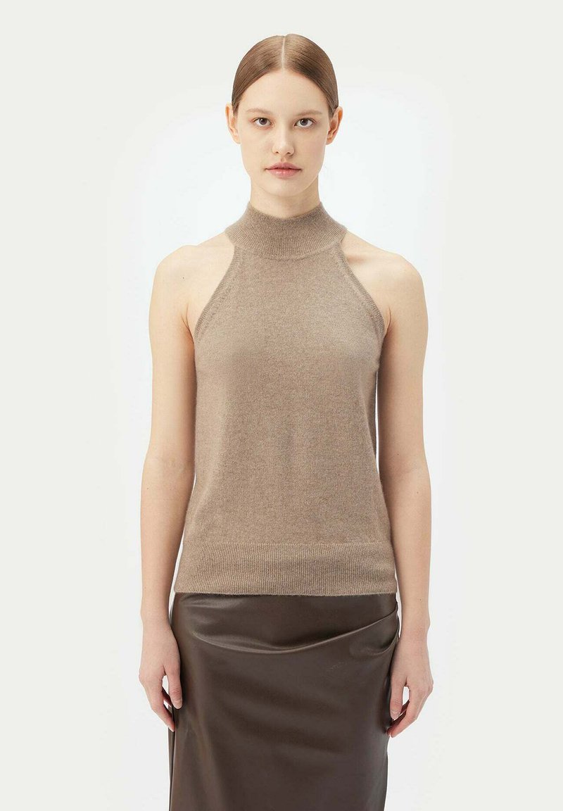 GOBI Cashmere TURTLENECK - Top - taupe