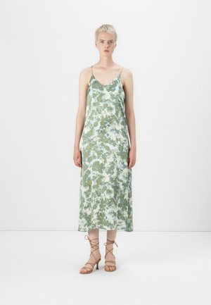 ONLANNLOUISE STRAP LONG DRESS - Denné šaty - balsam green