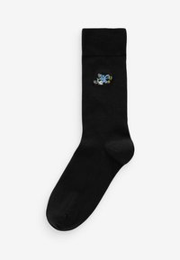 Next N LOGO FIVE PACK - Calze - black flower logo