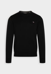 CLASSIC C NECK - Strikkegenser - black