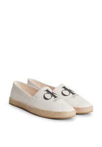Calvin Klein Jeans ESPADRILLE ESS MONOGRAM - Espadrillas - ancient white
