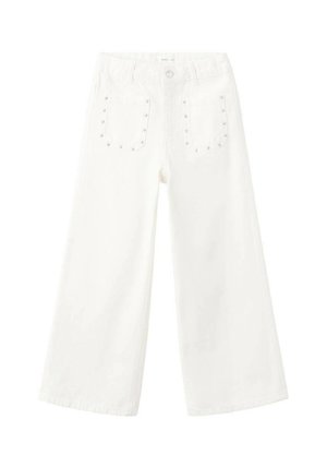 Džínsy s rovným strihom - white