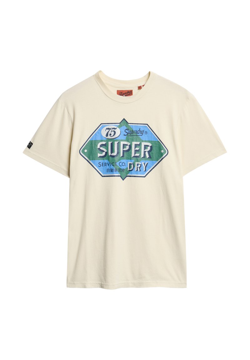 Superdry & Co T-shirt print crème Superdry & Co T-shirt print crème