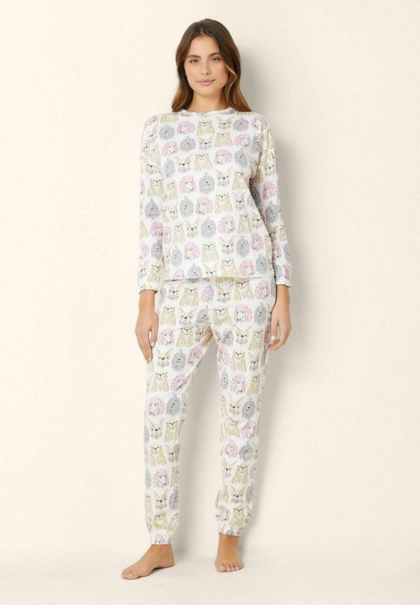 LOVELY DOGS PIGIAMA - Nachtwäsche Set