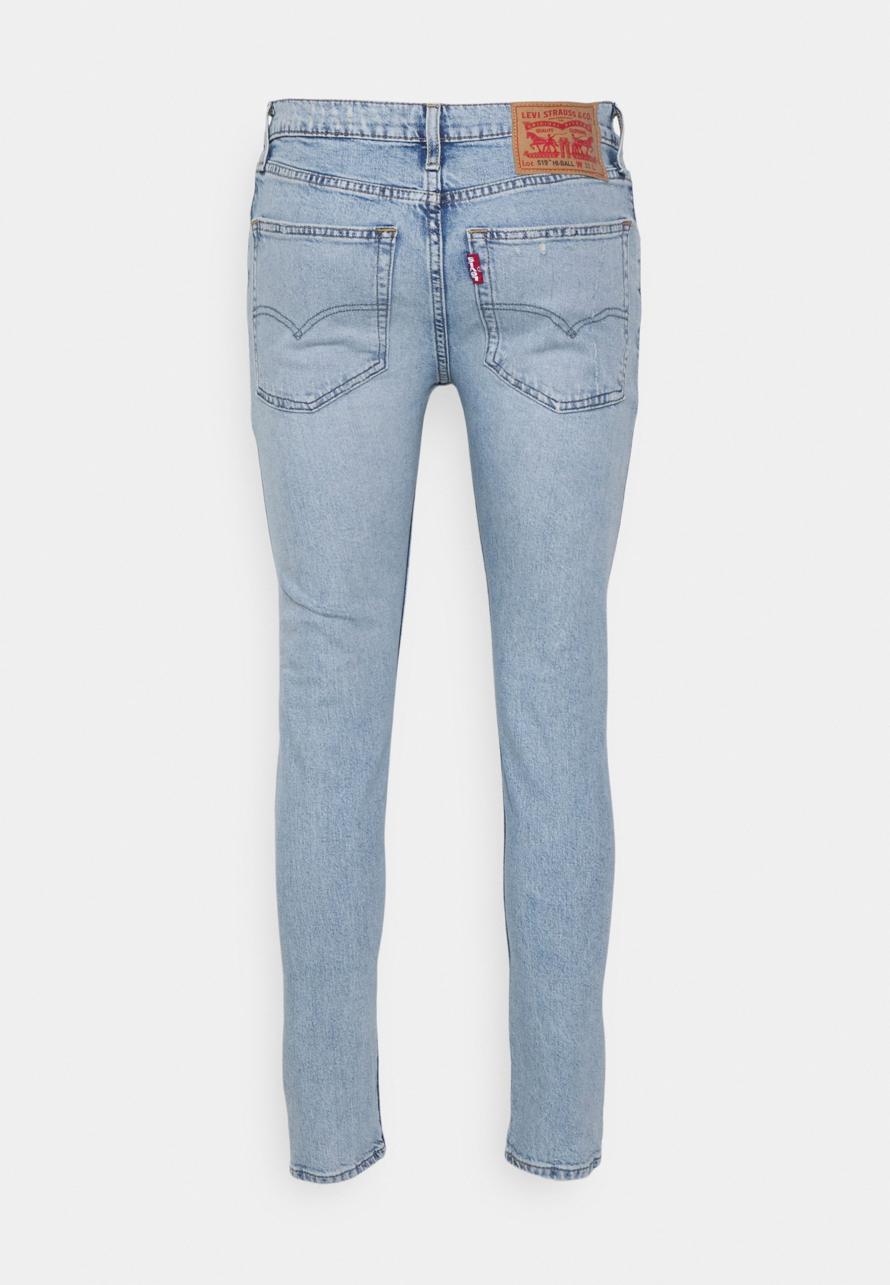 Levi's® 519™ SKINNY HI BALL - Jeans Skinny Fit - wolf bolt/light-blue denim  - Zalando.co.uk
