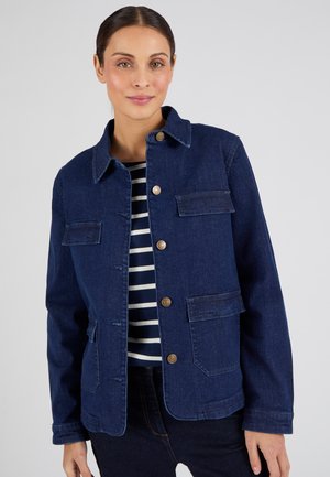 Giacca di jeans - denim foncé