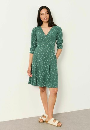 FatFace, REGULAR FIT - ANYA MINI DRESS . - Day dress - green paisley