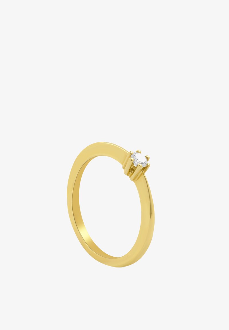 MUAU Schmuck SOLITAIRE DIAMANT Bague gelbgoldfarben/doré