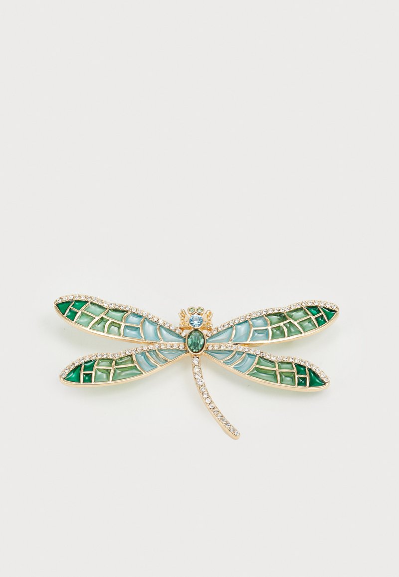 Lauren Ralph Lauren - BOX PIN DRAGONFLY - Brooch - gold-coloured/green, Enlarge
