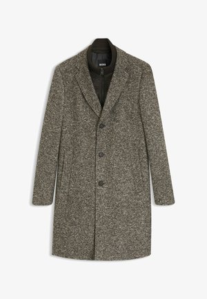 BOSS, Klassischer Mantel - dark brown nine