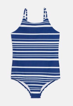 ONE PIECE SWIMSUIT  - Baddräkt - dark blue/off white
