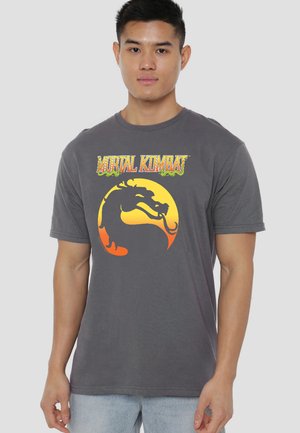 Cotton Soul, MORTAL KOMBAT KLASSIC/LOGO - Print T-shirt - anthracite