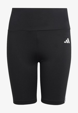 adidas Originals ESSENTIALS AEROREADY 3-STRIPES BIKER - Shorts - schwarz weiß