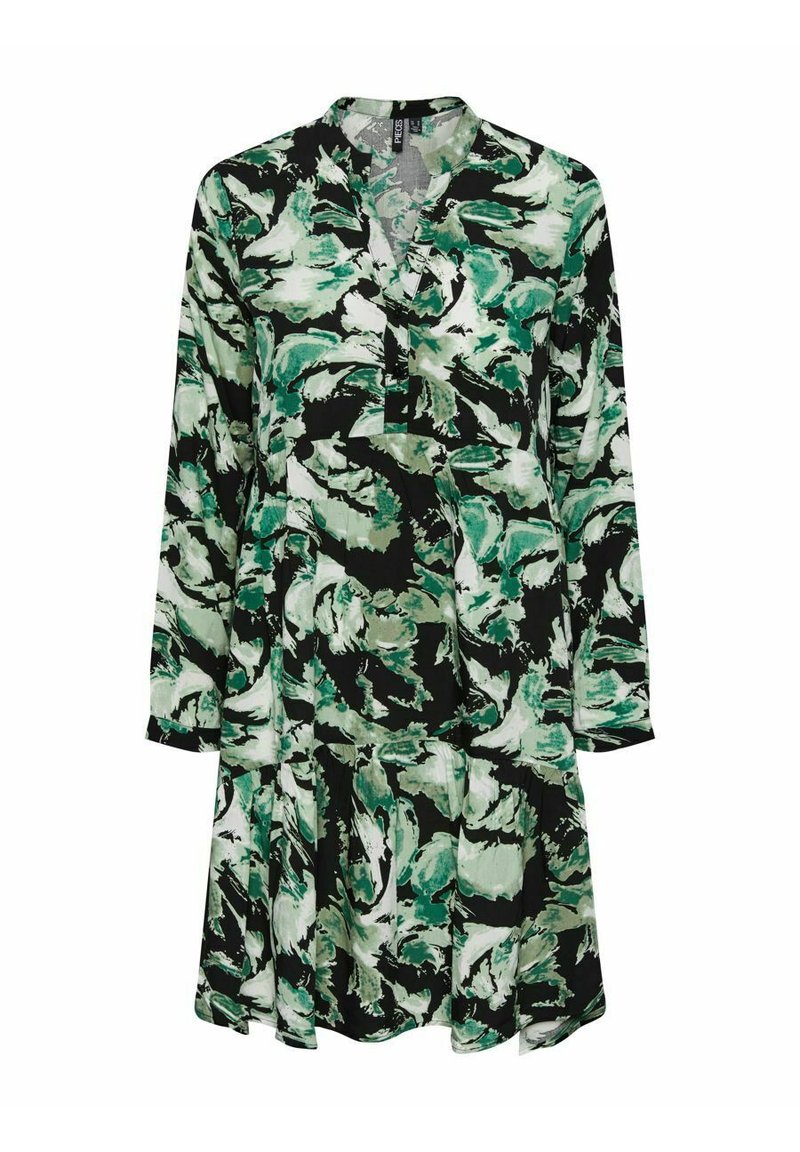 PIECES dam blus PCFIONA - Black Bright White