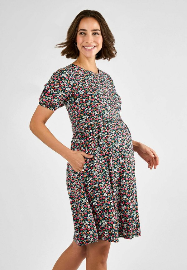 MATERNITY FIT - DOUBLE LAYER NURSING - Jerseykleid