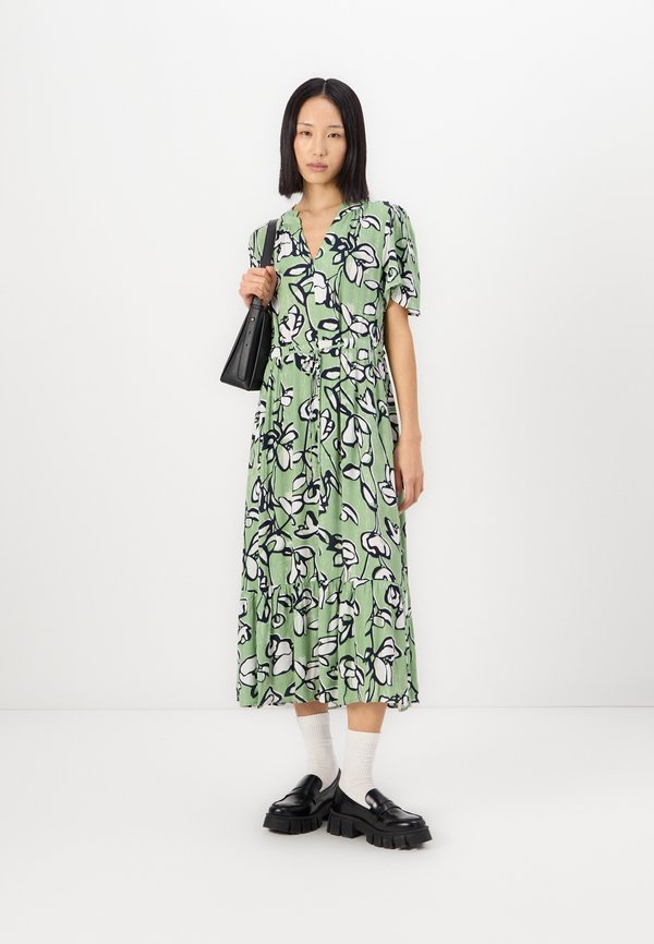 DRESS FEMININE PRINTED - Shirt dress - fresh spring4