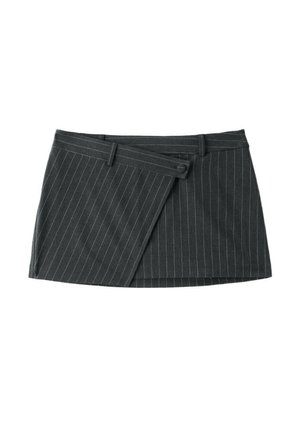 Stradivarius, CROSSOVER MINI SKORT - Jupe trapèze - grey
