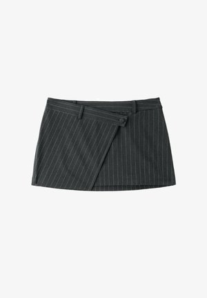 Stradivarius, CROSSOVER MINI SKORT - A-line skirt - grey