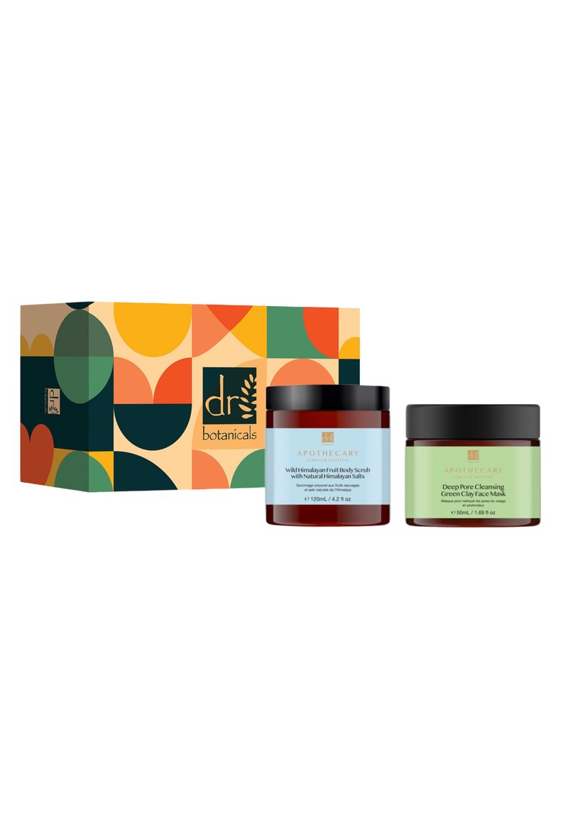 Dr Botanicals - REBALANCING MASK & WILD HIMALAYAN SCRUB EXFOLIATOR 120ML+50ML - Zestaw do pielęgnacji, Powiększ