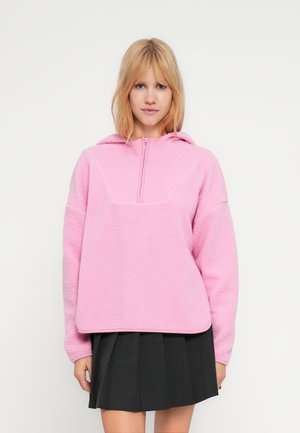 NMCOZY HALFWAY ZIP SWEATER - Fleecepullover - begonia pink