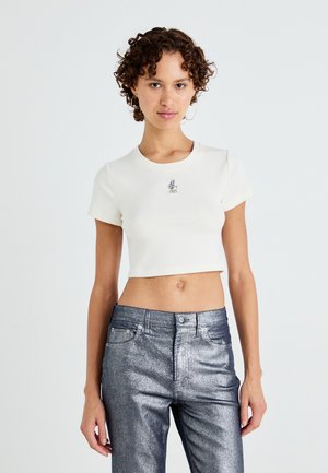 TEE - Print T-shirt - ivory frost