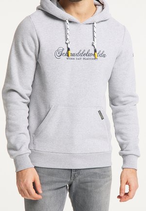 Hoodie - mottled light grey