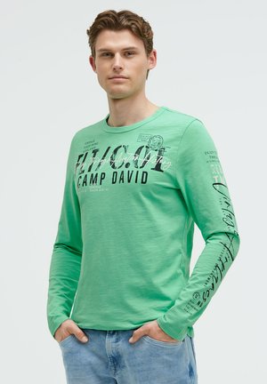 MIT USED PRINTS - Long sleeved top - flight green