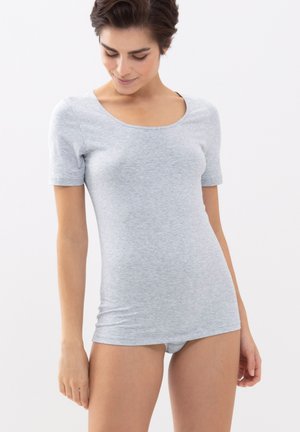T-SHIRT SERIE COTTON PURE - Unterhemd/-shirt - grau melange
