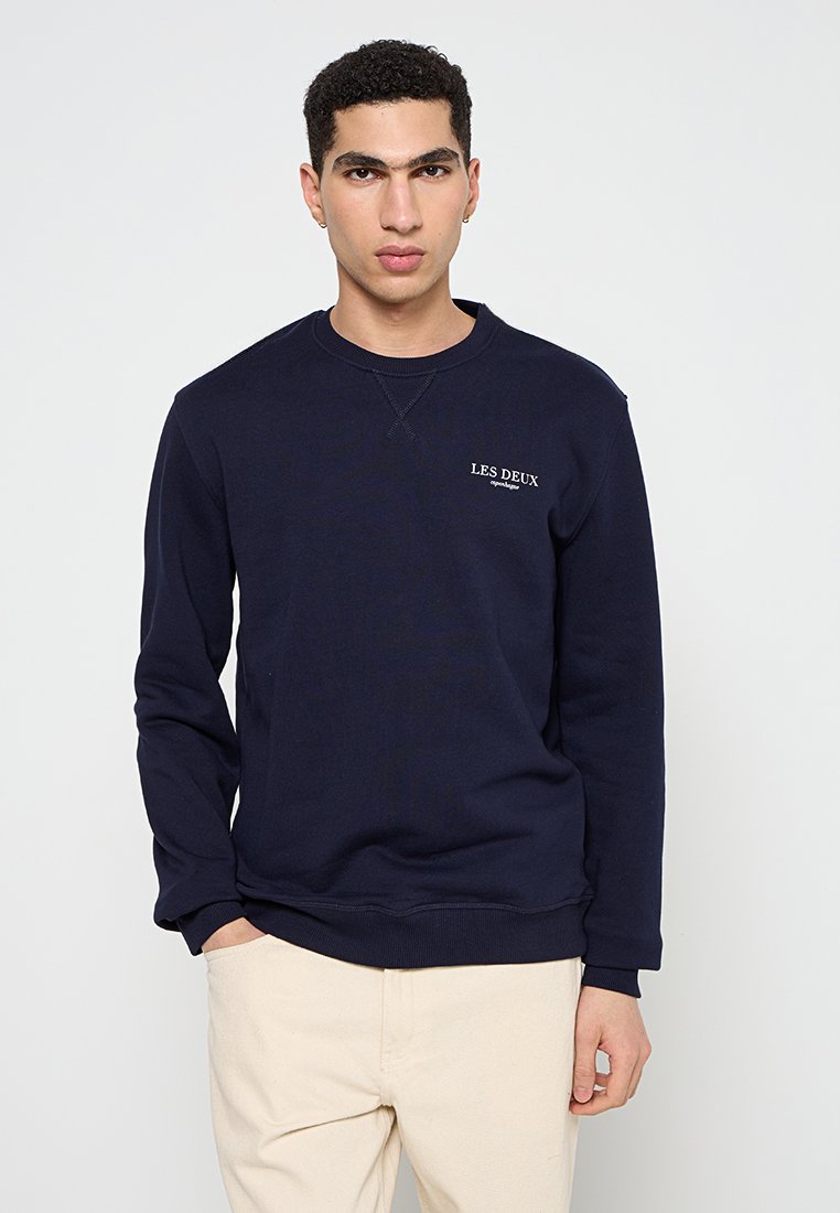 Les Deux Sweater donkerblauw Les Deux Sweater donkerblauw