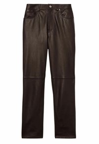 Reiss Bőrnadrágok - chocolate