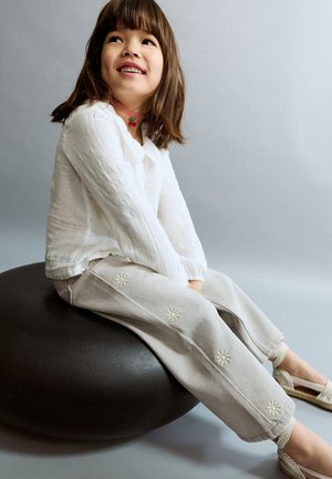 Mango Kids BABY - Traperice ravnih nogavica - grey