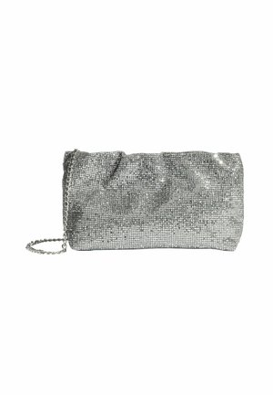 SCRUNCH - Clutch - silver-coloured glitter