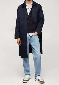 Mango Cappotto classico - royal blue