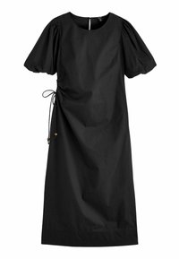 Next SIDE PUFF MIDI - REGULAR FIT - Rochie maxi - black
