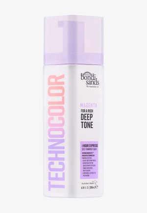 BONDI SANDS TECHNOCOLOR 1 HOUR EXPRESS SELF TANNING FOAM MAGENTA 200ML - Autobronzant - magenta